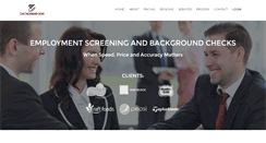 Desktop Screenshot of exactbackgroundchecks.com